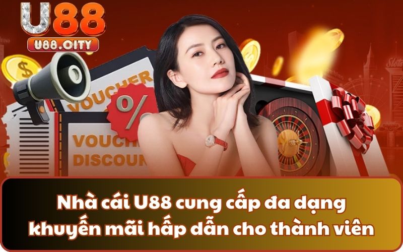 Nhà cái U88 cung cấp đa dạng khuyến mãi hấp dẫn cho thành viên